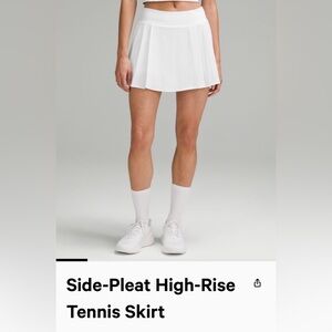 Lulu side pleat high rise skirt size 10 like new